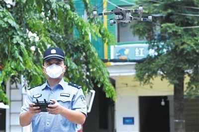 海南多地巧用無人機打贏疫情防控攻堅戰(zhàn)(圖2)